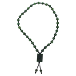 Rosary of jade "Muslim. The book " short, with balls, green