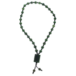 Rosary of jade "Muslim. The book " short, with balls, green