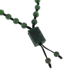 Rosary of jade "Muslim. The book " short, with balls, green