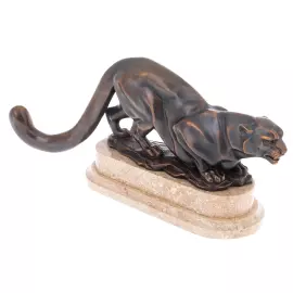 Авторская скульптура из бронзы "Снежный барс"