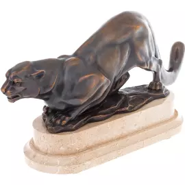 Авторская скульптура из бронзы "Снежный барс"