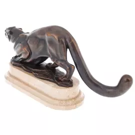 Авторская скульптура из бронзы "Снежный барс"