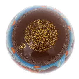 Шар ёлочный деревянный "Тройка" Кондаков П., Палех