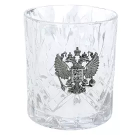 Set of glasses for whiskey "Coat of Arms of Russia" for 6 persons