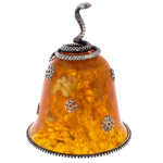 Amber and bronze bell "The Year of the Snake"
