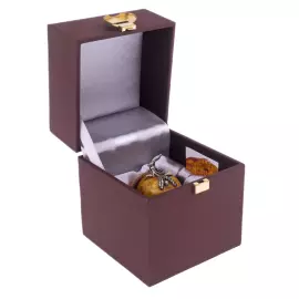 Amber and bronze bell "Spruce"