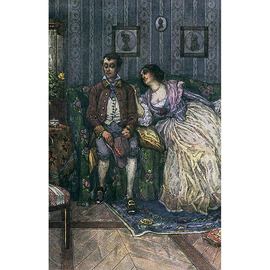 Книга подарочная в кожаном переплете "Детство. Отрочество. Юность" Л.Н. Толстой, в футляре