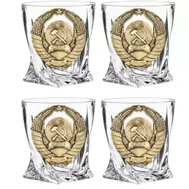 Набор для виски "Герб СССР" на 4 персоны