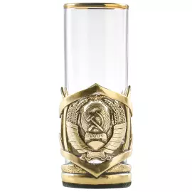 Набор для водки "Герб СССР" на 12 персон