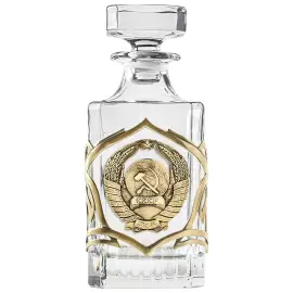 Набор для водки "Герб СССР" на 12 персон