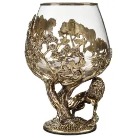 Набор для коньяка "Лев/Львица" на 2 персоны