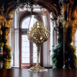 Набор бокалов для вина "Лоза Роял", на 4 персоны