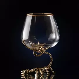 Набор для коньяка "Скорпион" на 4 персоны