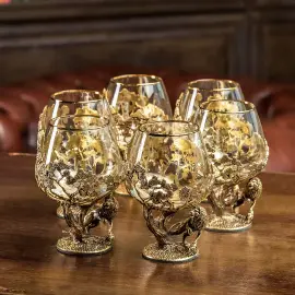 Набор для коньяка "Лев" на 6 персон