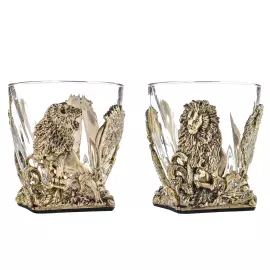 Набор для виски "Львы" на 2 персоны