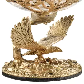 Set for cognac "Soaring Eagle" for 4 persons, in a wooden box