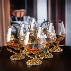 Набор для коньяка "Парящий Орел" на 6 персон