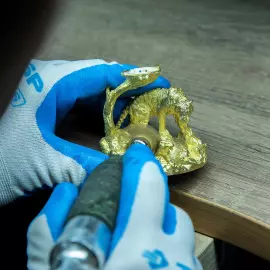 Набор для коньяка "Тигр с тигрятами" на 6 персон