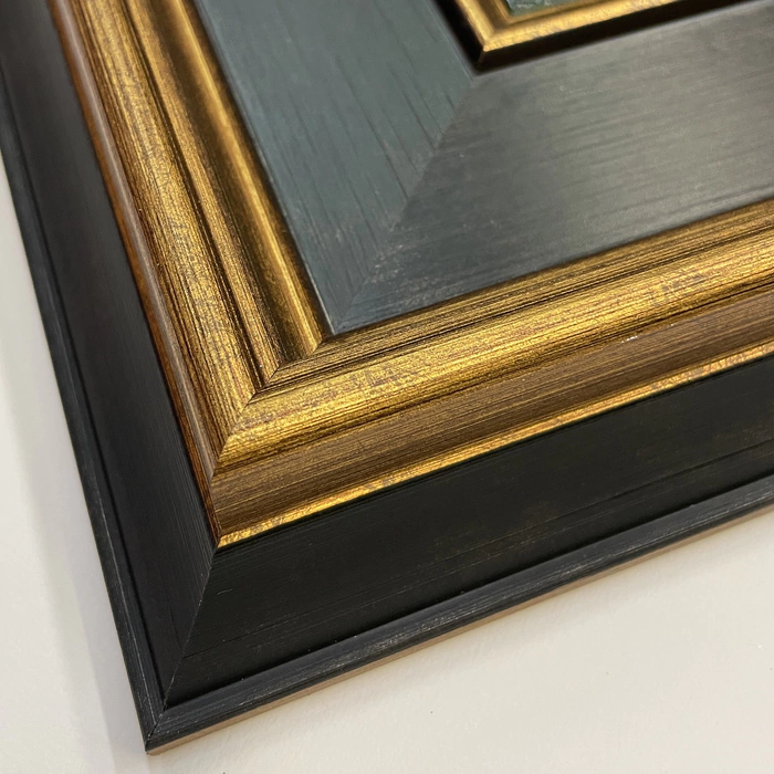 Decorative glass panel "Black Horse"