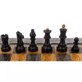 Шахматы из карельской березы "Классические"