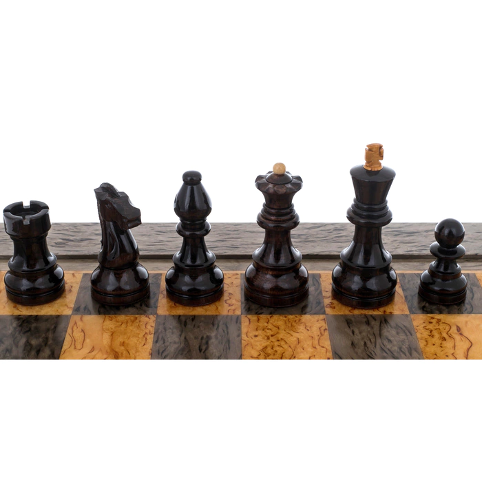 Karelian birch chess "Classic"