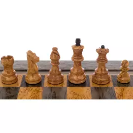 Шахматы из карельской березы "Классические"