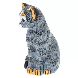 Статуэтка керамическая "Полосатый кот"