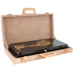 Backgammon made of amber "Wolf" small, collections "Vostok"