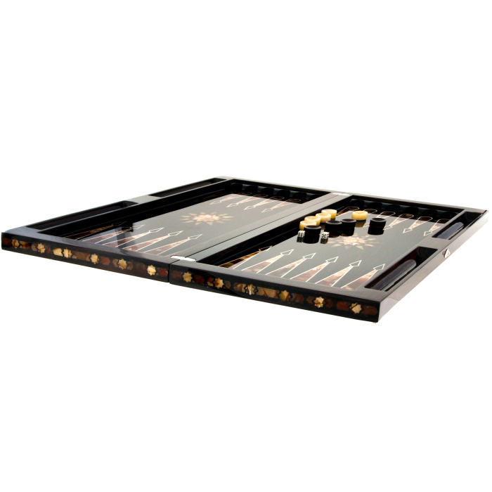 Backgammon "Amber ornament" of the Orient collection