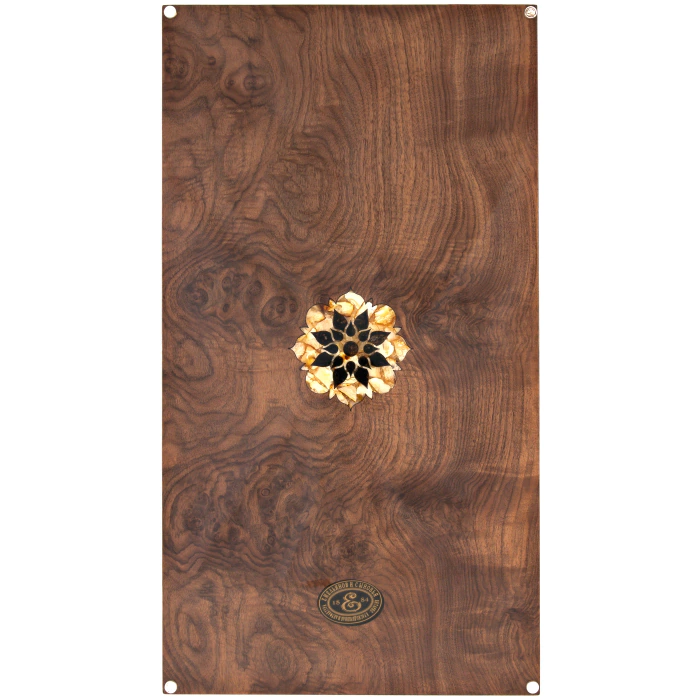 Backgammon made of walnut root and amber "Arabian Nights" collection "Orient"