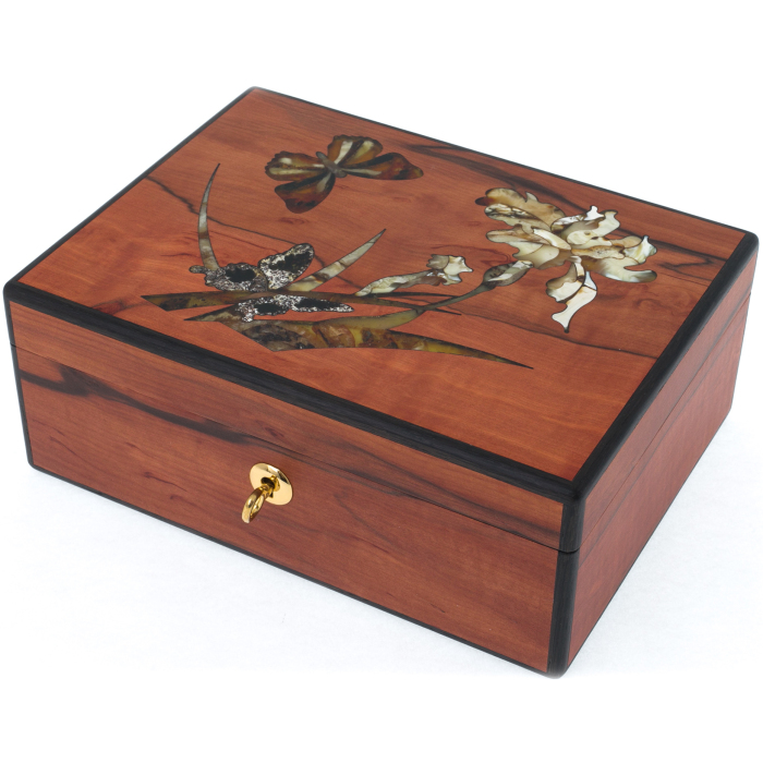 Amber casket "Summer" in an individual case