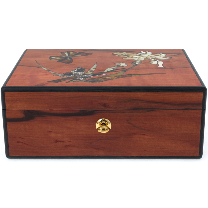 Amber casket "Summer" in an individual case