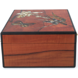 Amber casket "Summer" in an individual case