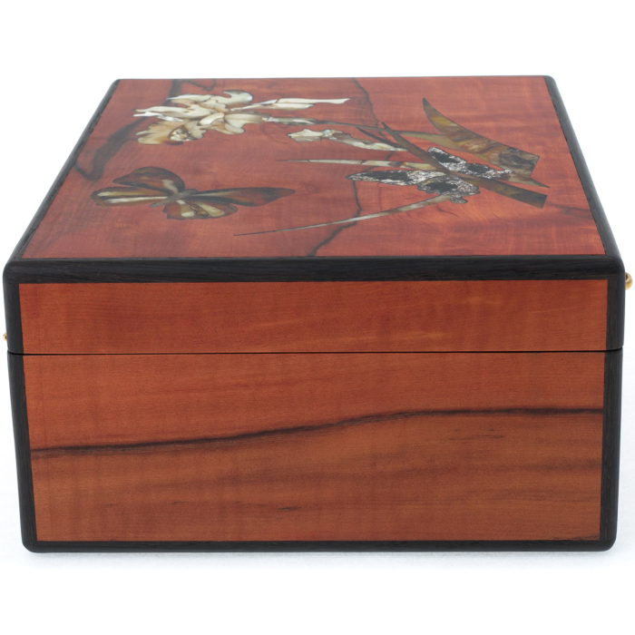 Amber casket "Summer" in an individual case