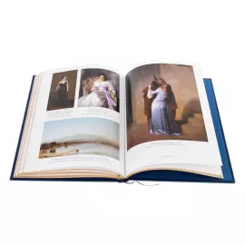 Книга в кожаном переплете "Мировая живопись"
