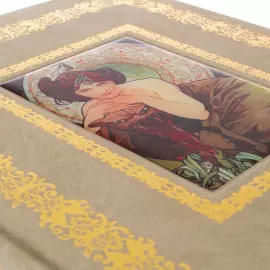 Книга в кожаном переплете "Модерн в мировой графике"