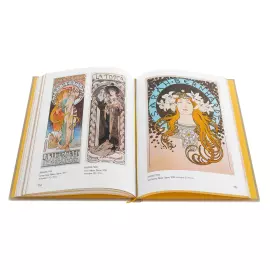 Книга в кожаном переплете "Модерн в мировой графике"