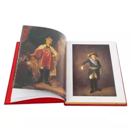 Книга в кожаном переплете "Русская живопись"