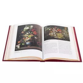 Книга в кожаном переплете "Натюрморт в мировой живописи"