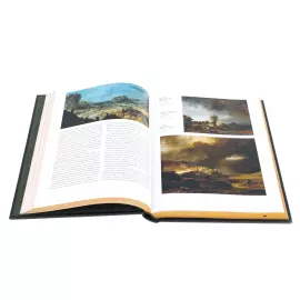 Книга в кожаном переплете "Пейзаж в мировой живописи"