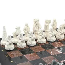 Набор для водки "Чум с пимами" на 4 персоны, Златоуст Набор для водки "Чум с пимами" на 4 персоны, Златоуст