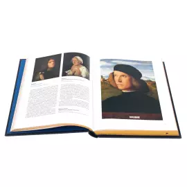 Книга в кожаном переплете "Портрет в мировой живописи"