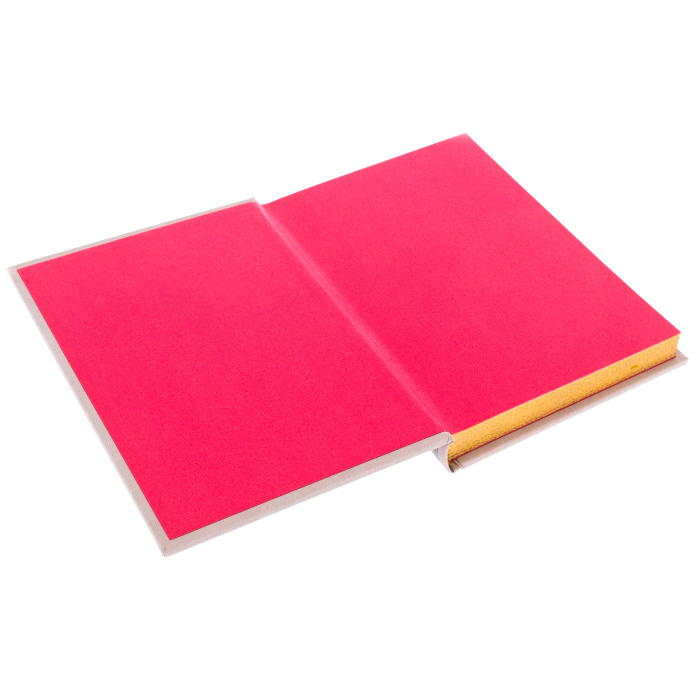 The leather-bound book "The History of the Crusades"