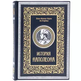 Книга в кожаном переплете "История Наполеона"