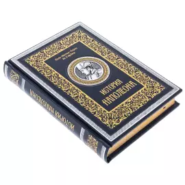 Книга в кожаном переплете "История Наполеона"