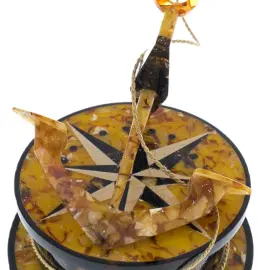 Souvenir of amber "Anchor"