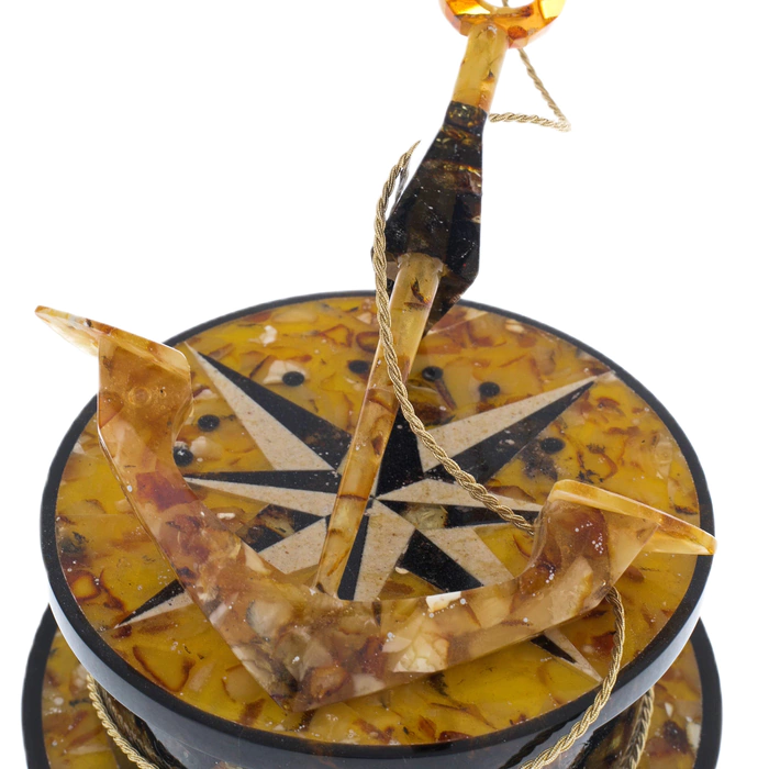 Souvenir of amber "Anchor"