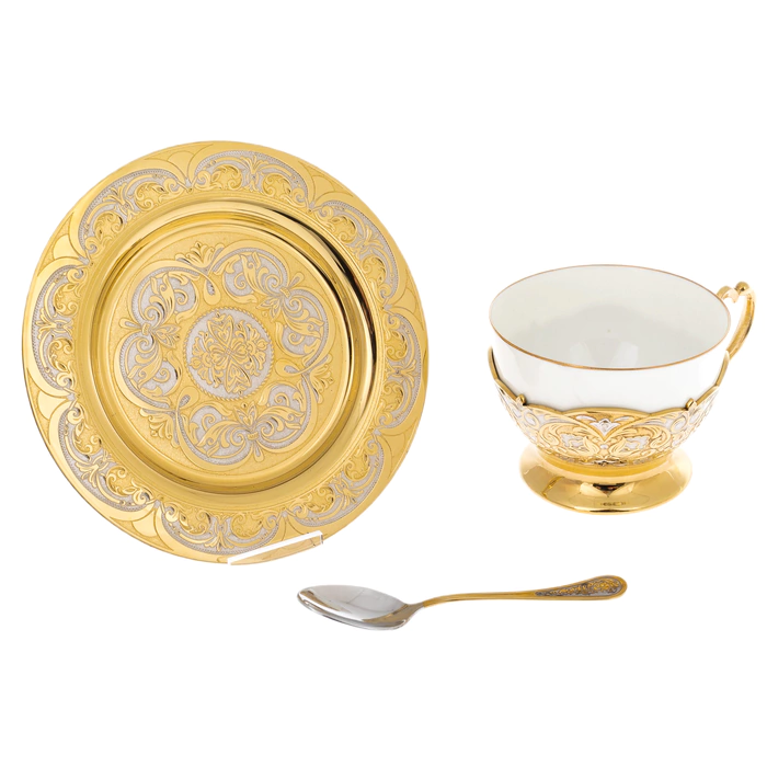 Tea set "Lily of the Valley" Zlatoust