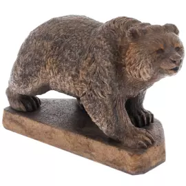 Скульптура из кальцита "Медведь" малый