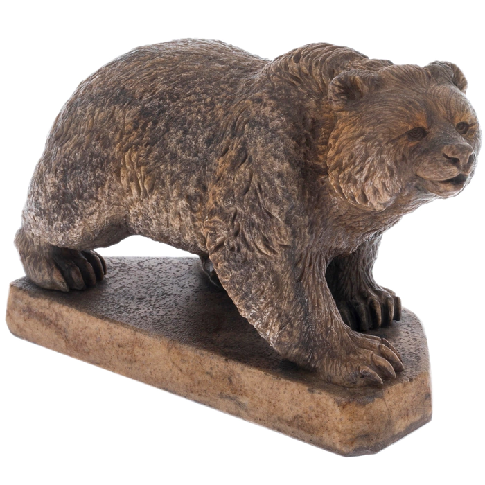 Calcite sculpture "Bear"